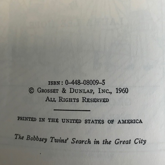 2 Vintage Bobbsey Twins Mystery Books 9 & 38 by Laura Lee Hope Collector - Picture 8 of 15